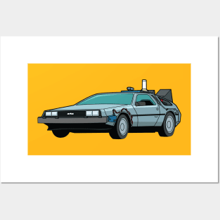 DeLorean Posters and Art